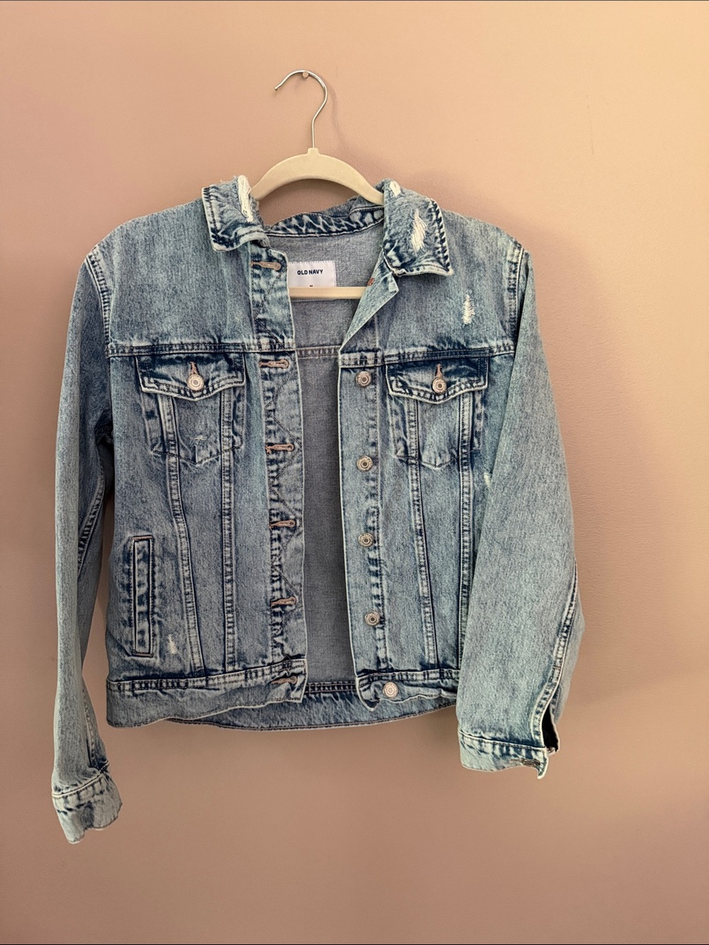 Old Navy Light Blue Washed Denim Jacket